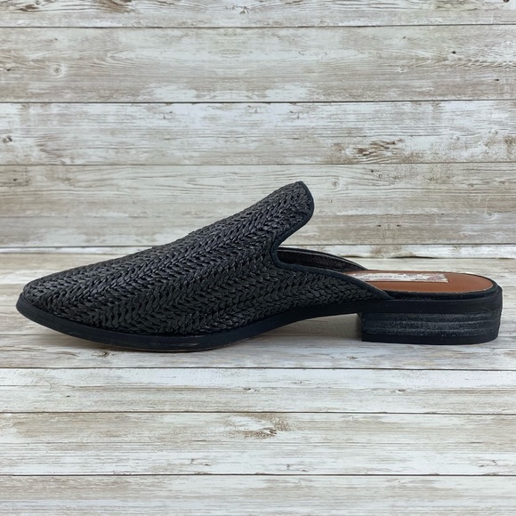 Band of Gypsies Skipper Woven Vegan Leather Pointed Loafer Mule- size 8.5 IMO - Picture 8 of 17
